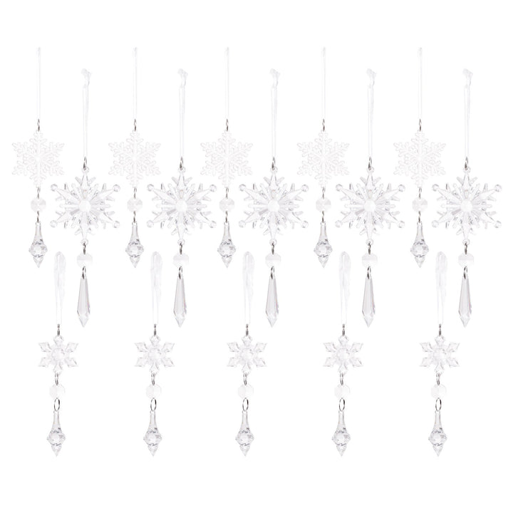 Christmas Snowflake Ornaments for Icy Tree Sparkle