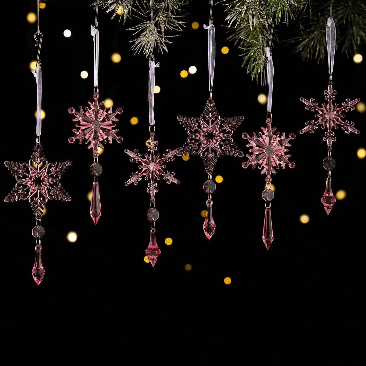 Snowflake Christmas Ornaments for Sparkling Holiday Trees
