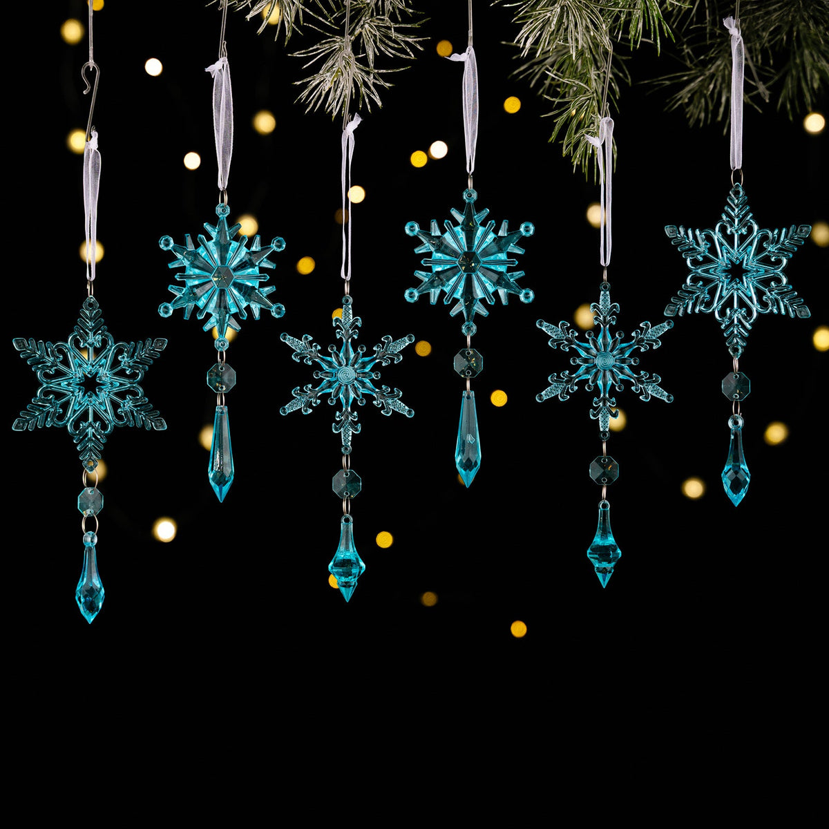 Snowflake Christmas Ornaments for Sparkling Holiday Trees
