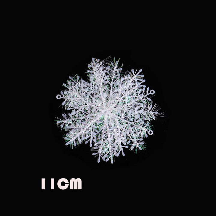 Snowflake Christmas Tree Decorations for Winter Glow