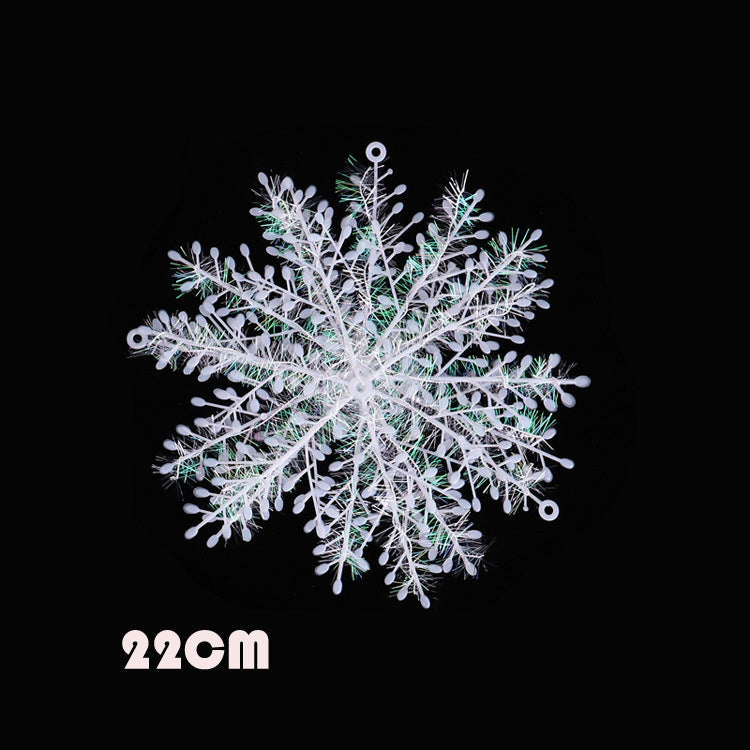 Snowflake Christmas Tree Decorations for Winter Glow