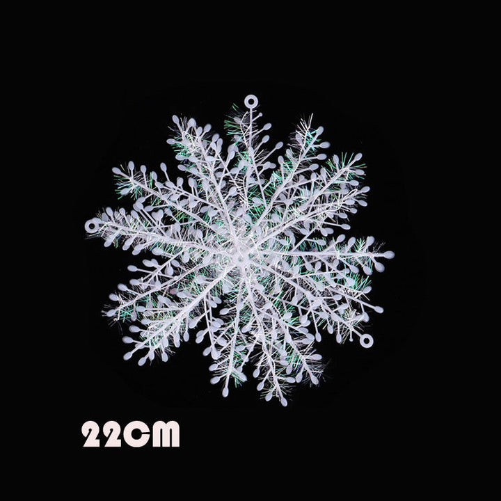 Snowflake Christmas Tree Decorations for Winter Glow