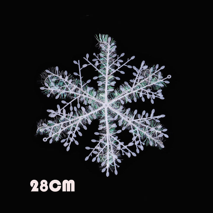 Snowflake Christmas Tree Decorations for Winter Glow