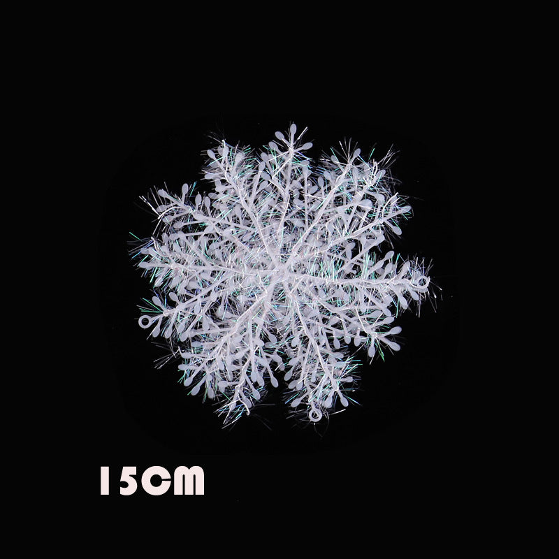 Snowflake Christmas Tree Decorations for Winter Glow