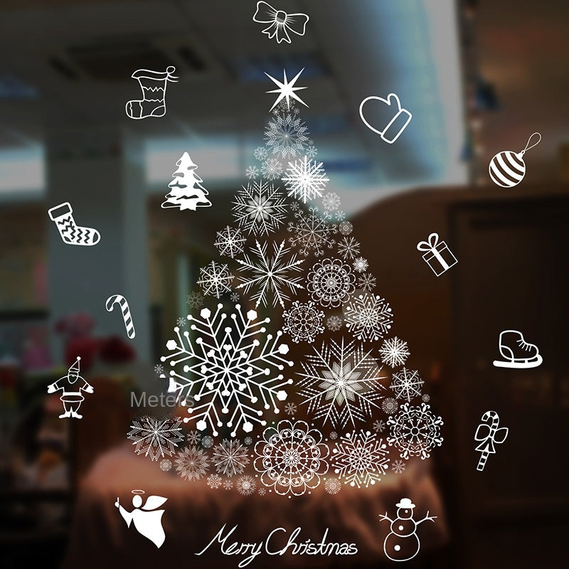 Christmas Window Decals for Festive Winter Displays