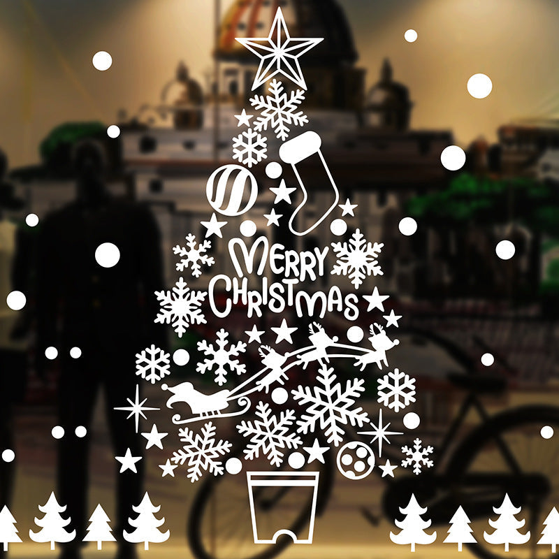 Christmas Window Decals for Festive Winter Displays