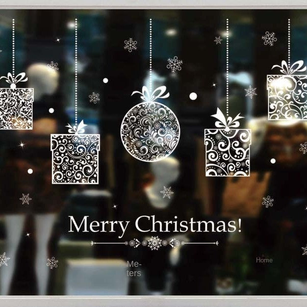 Christmas Window Decals for Festive Winter Displays
