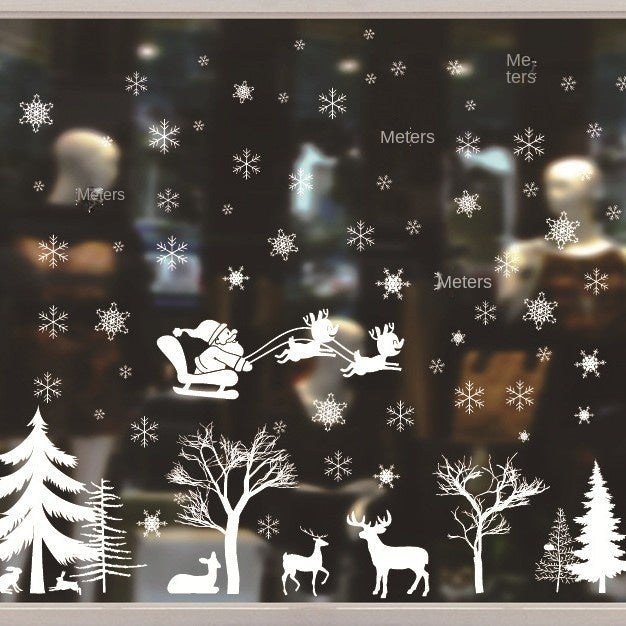 Christmas Window Decals for Festive Winter Displays