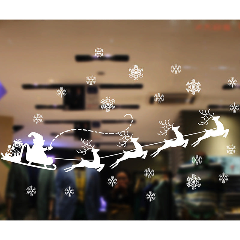 Christmas Window Decals for Festive Winter Displays