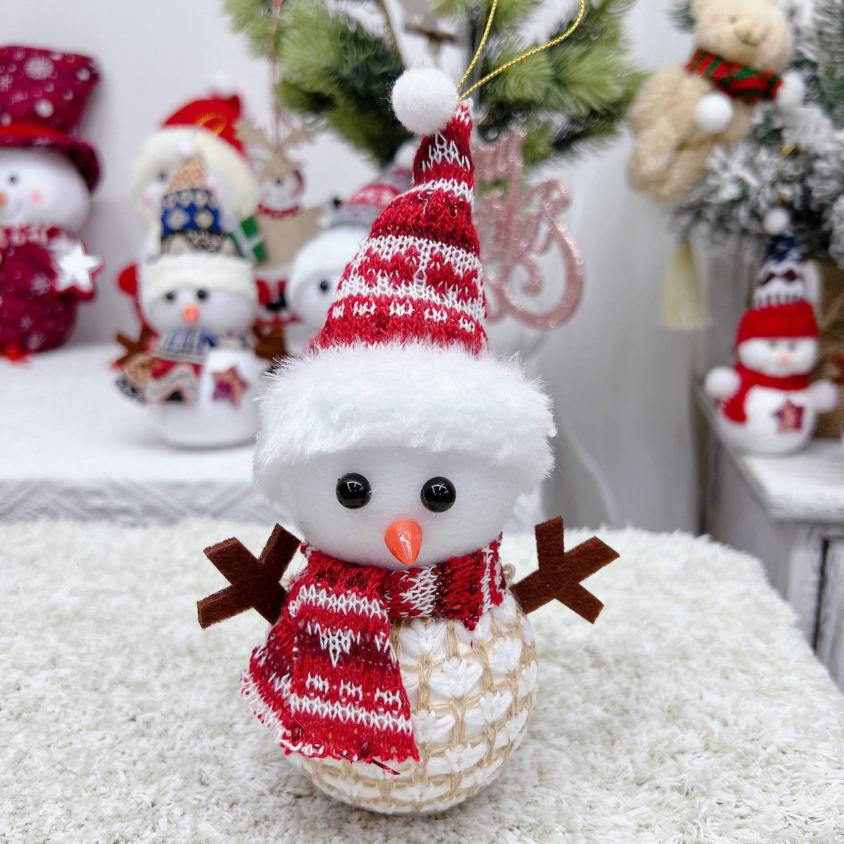Christmas Snowman Ornaments for a Playful Holiday Tree