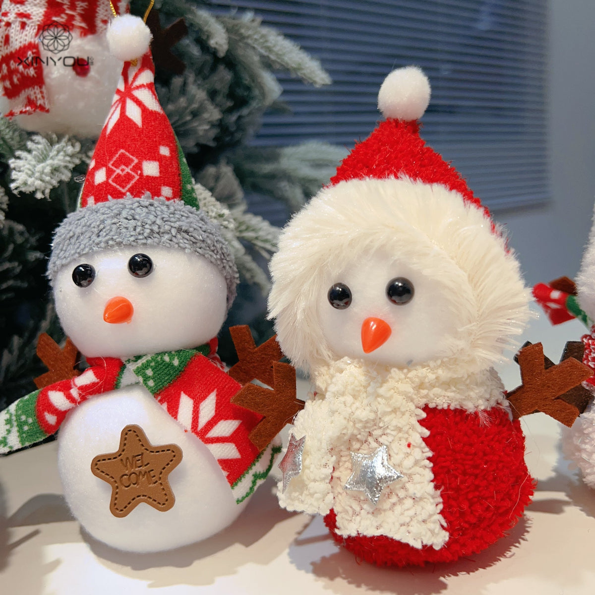 Christmas Snowman Ornaments for a Playful Holiday Tree