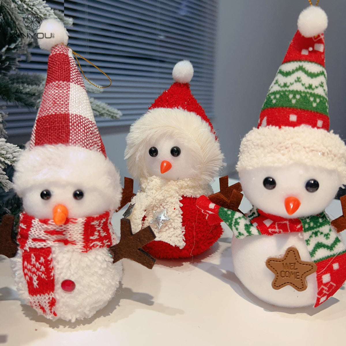 Christmas Snowman Ornaments for a Playful Holiday Tree