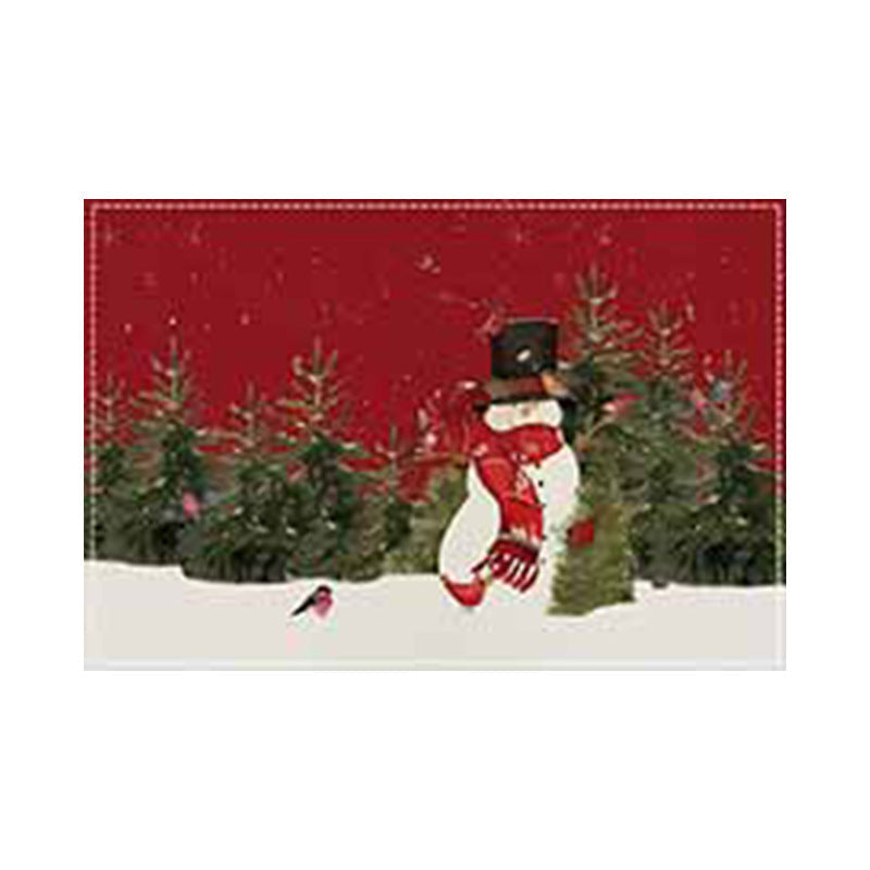 Christmas Snowman Placemats for Cheerful Holiday Tables