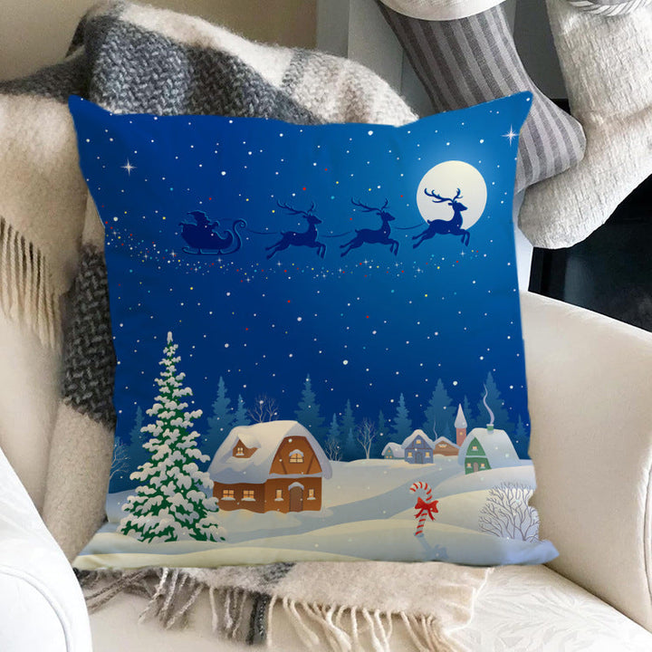 Christmas Snowman Pillowcase for Cozy Holiday Decor