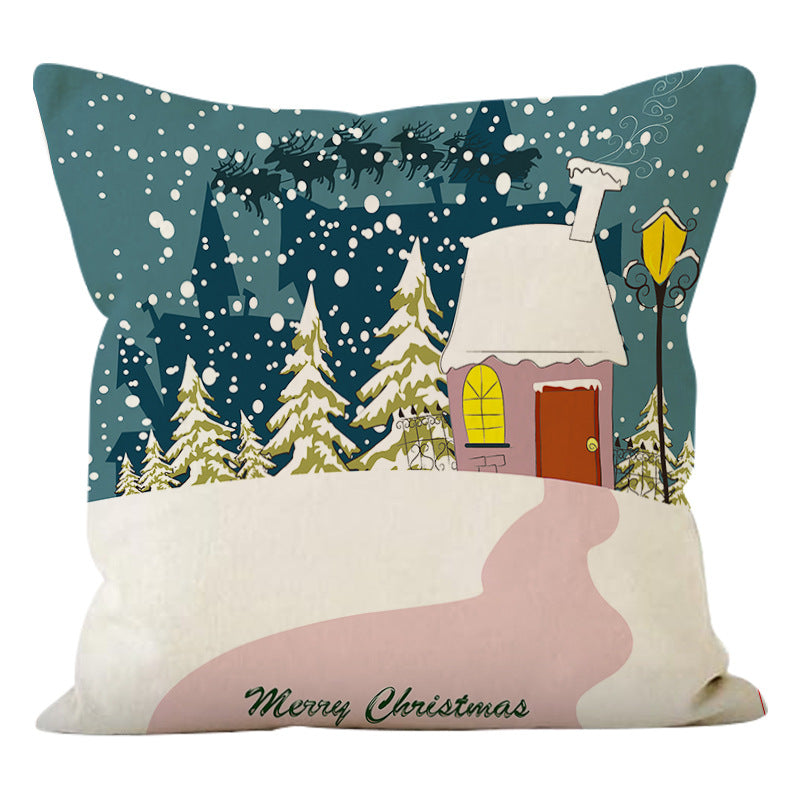 Christmas Snowman Pillowcase for Cozy Holiday Decor