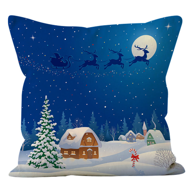 Christmas Snowman Pillowcase for Cozy Holiday Decor