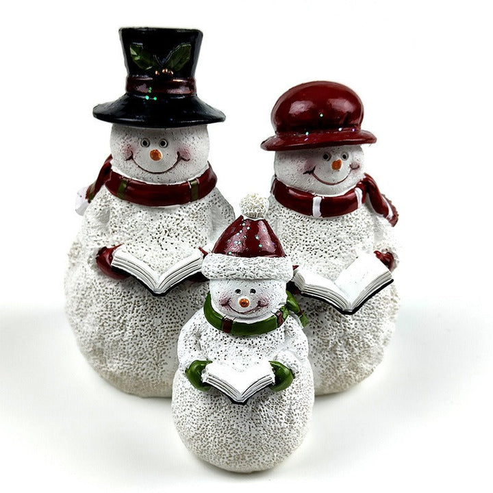 Christmas Snowman Family Set for Cozy Holiday Decor