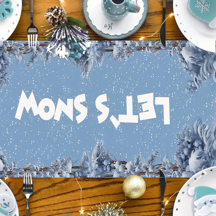 Christmas Snowman Tablecloth for Festive Holiday Dining