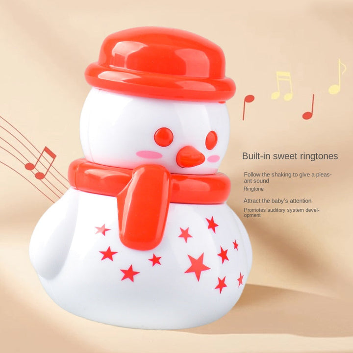 Christmas Snowman Tumbler Toy With Cheerful Ringing