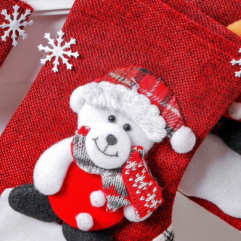 Christmas Stocking Gift Bag for Festive Holiday Displays