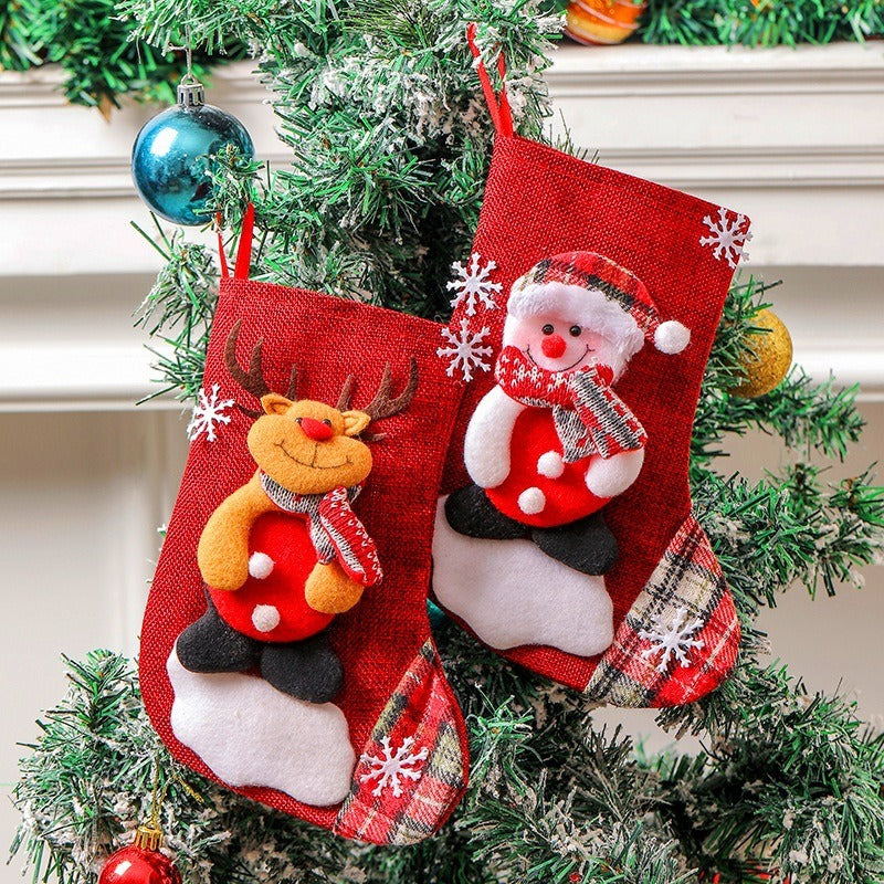 Christmas Stocking Gift Bag for Festive Holiday Displays