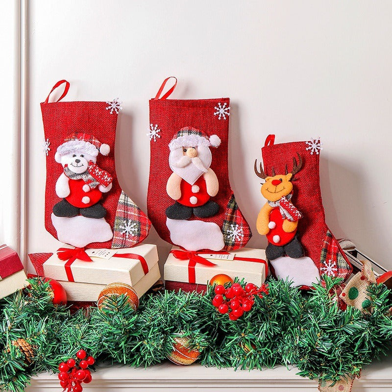 Christmas Stocking Gift Bag for Festive Holiday Displays