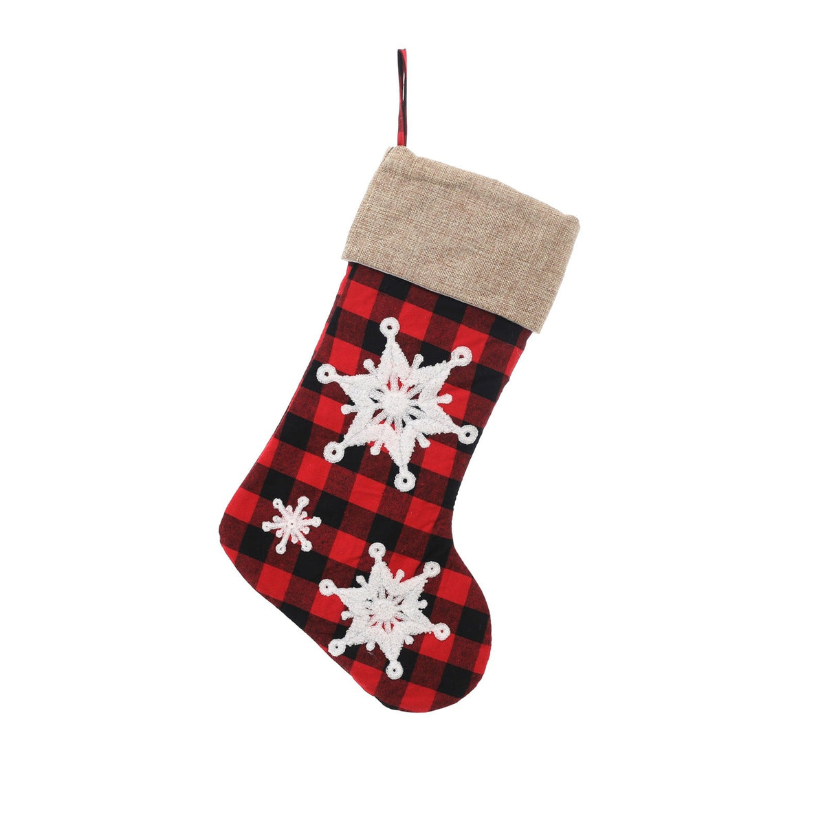 Christmas Stockings Set for Cozy Farmhouse Mantels