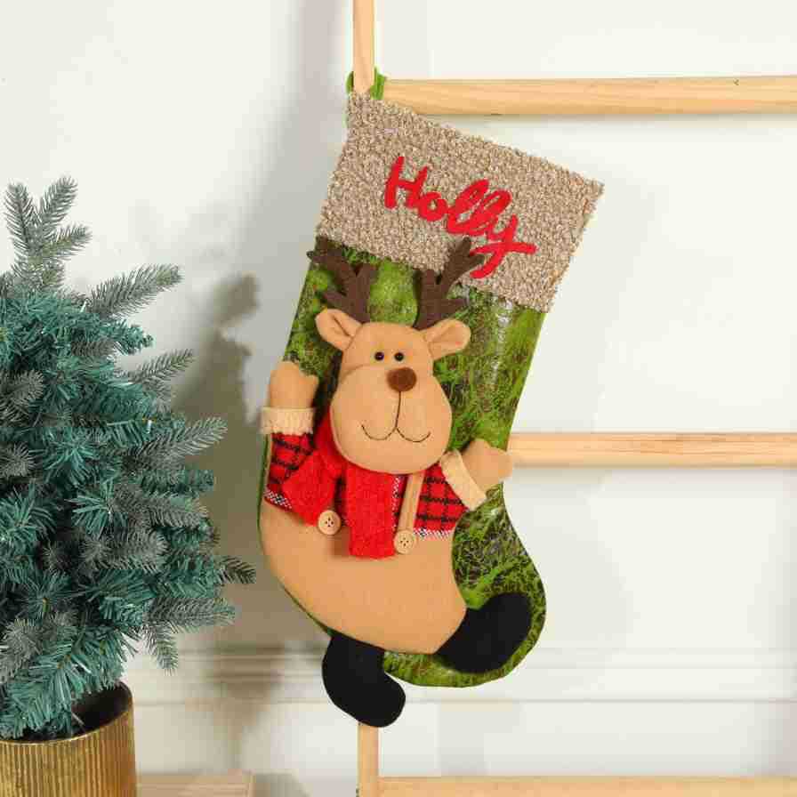 Christmas Stocking Set for Cheerful Mantel Display