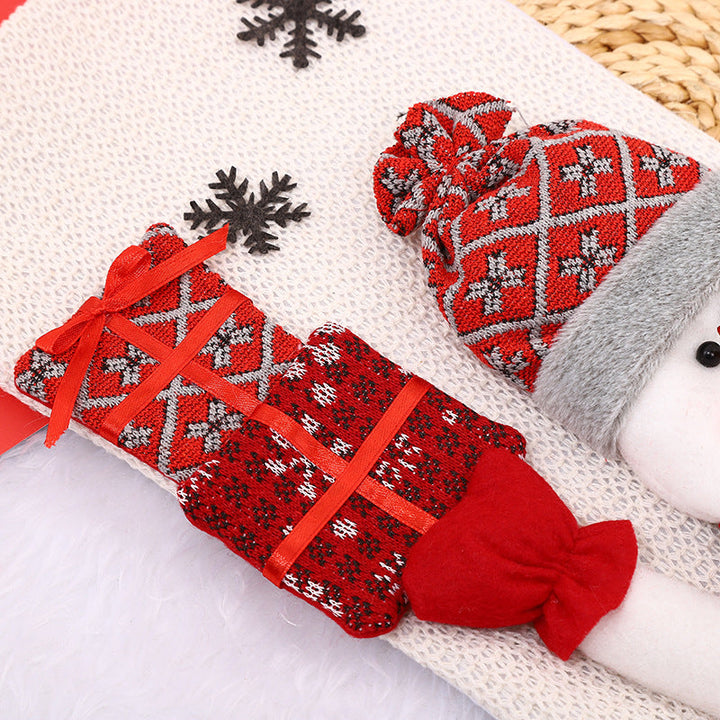 Christmas Stocking Set: 3 Festive Holiday Gift Holders
