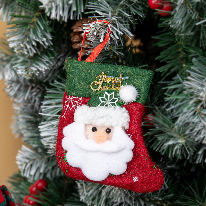 Christmas Stocking Gift Bag Festive Tree Decoration