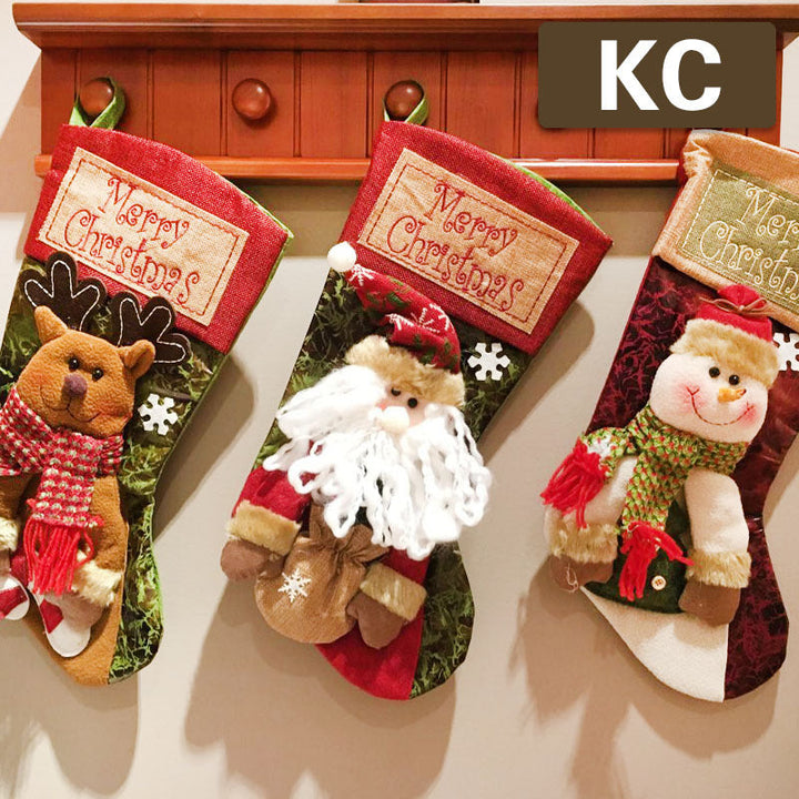 Christmas Stocking Gift Bag for Small Presents and Candy
