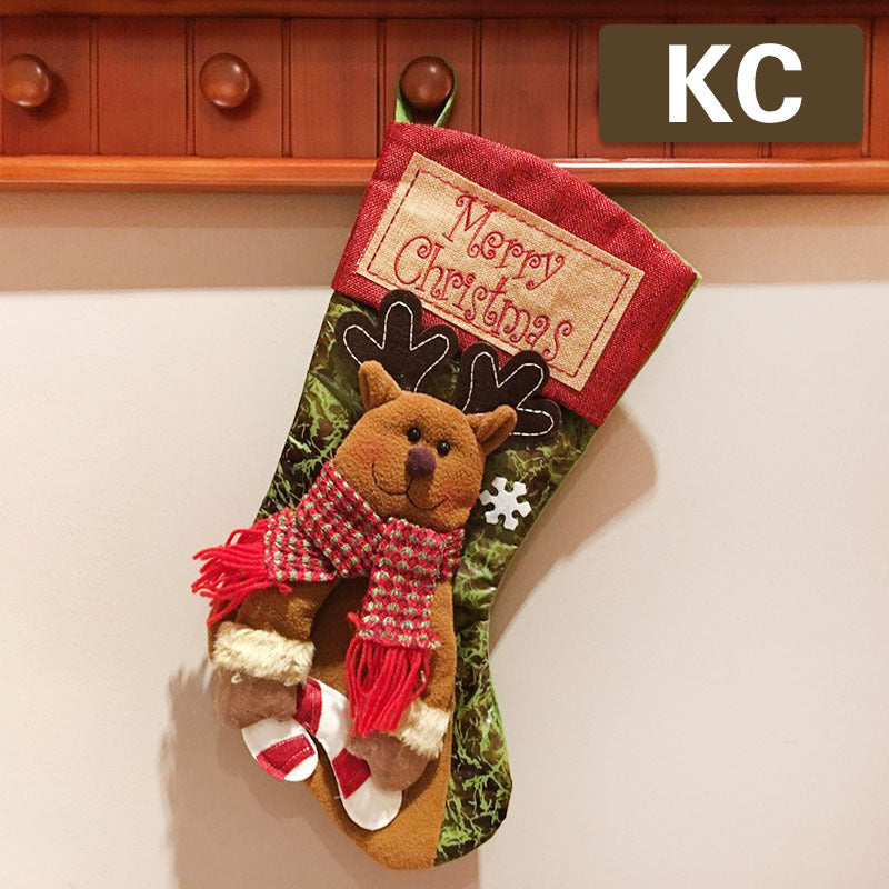 Christmas Stocking Gift Bag for Small Presents and Candy