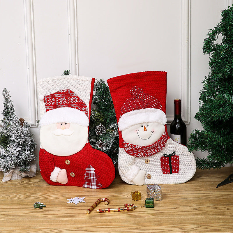 Christmas Stocking Gift Bag for Festive Holiday Treats