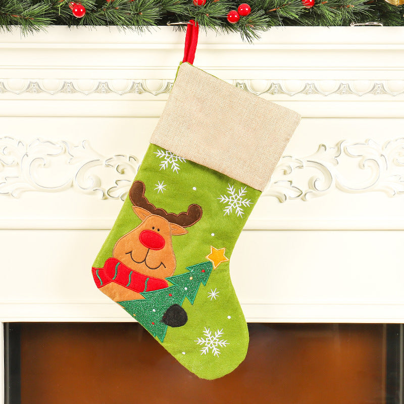 Christmas Stocking Gift Bags for Mantels and Treats