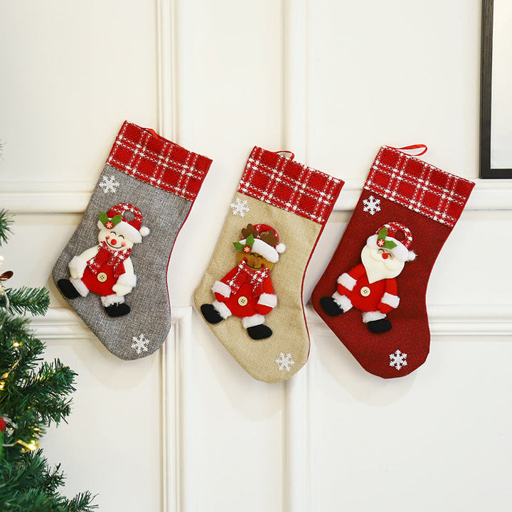 Christmas Stocking Gift Bag for Festive Holiday Decor