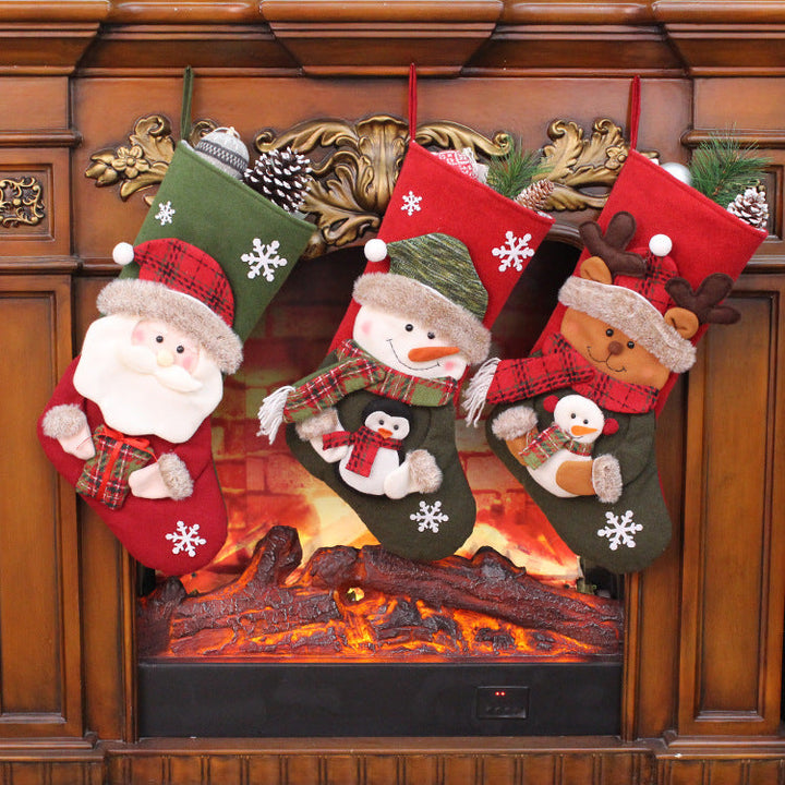 Christmas Stockings With Plush Character Gift Details