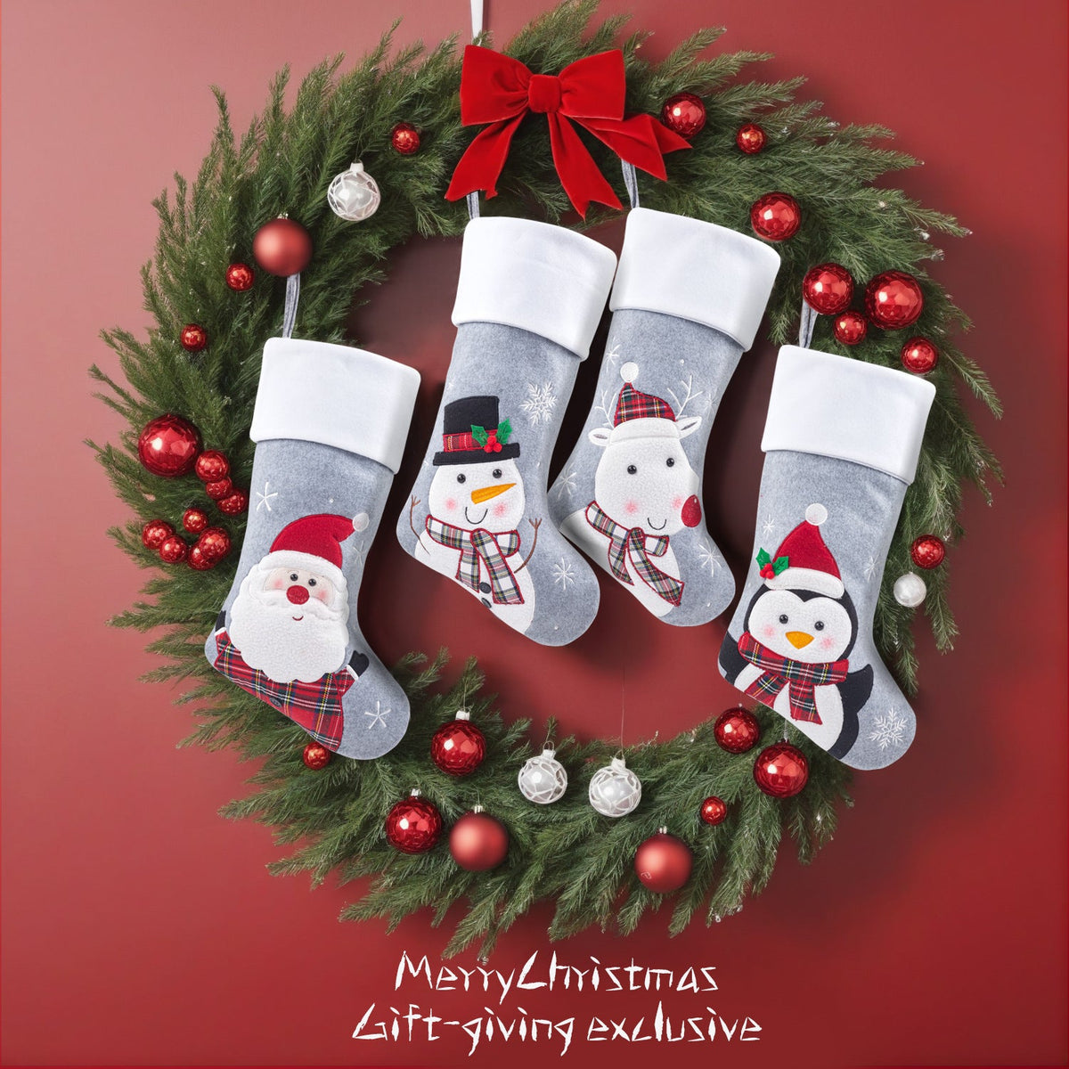 Christmas Stocking Gift Bags for Festive Holiday Decor
