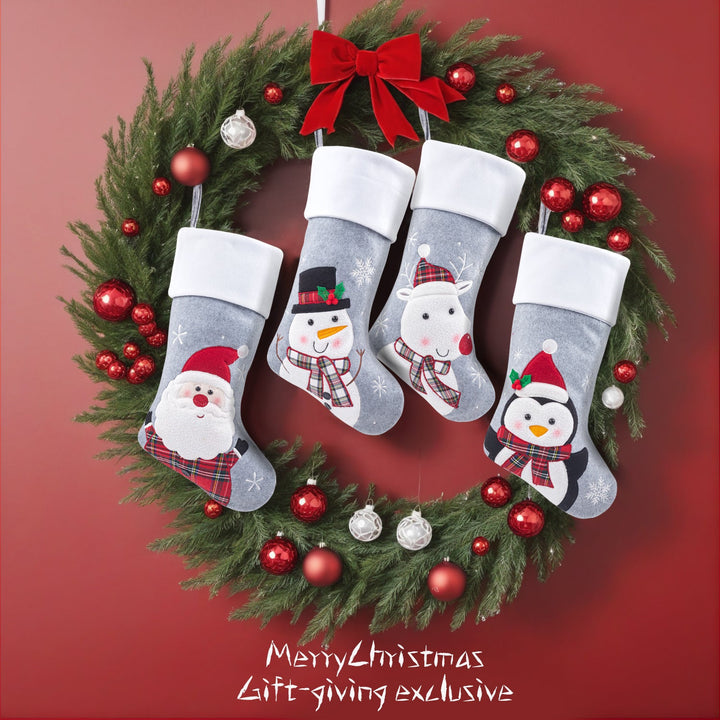 Christmas Stocking Gift Bags for Festive Holiday Decor