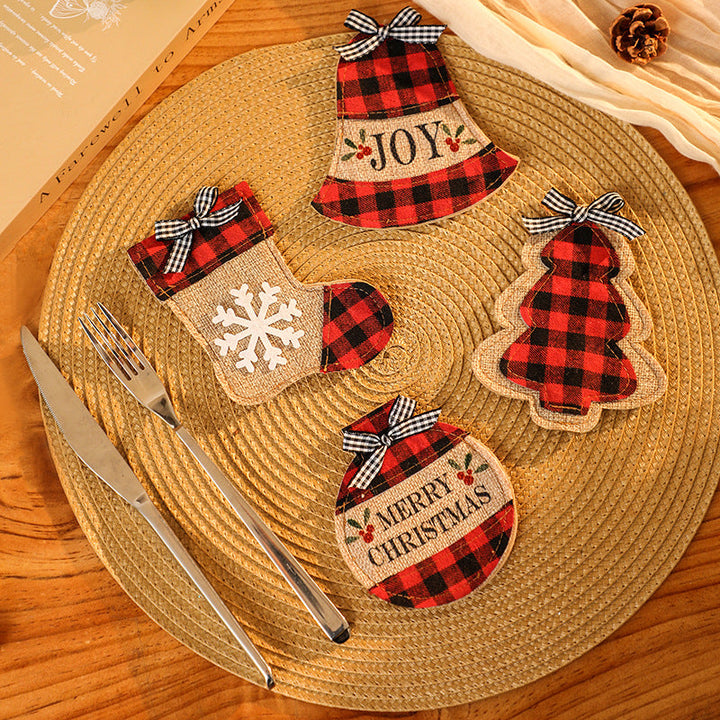 Christmas Cutlery Holders for Festive Table Settings