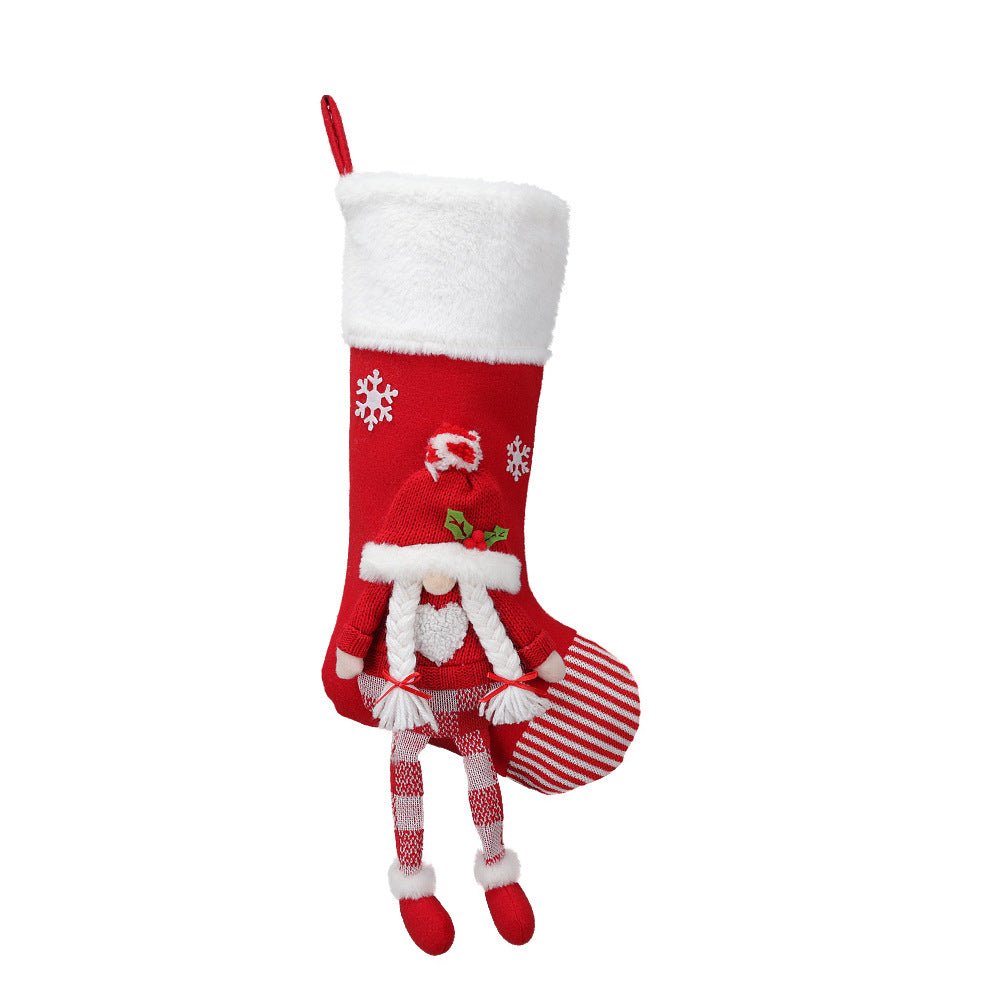 Christmas Stocking Set: 4 Plush Character Designs for Mantels