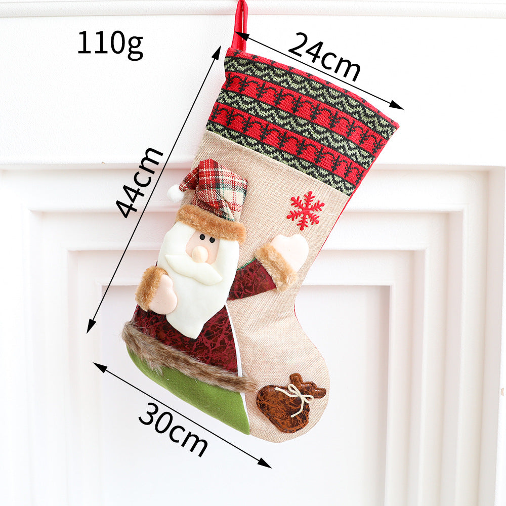 Christmas Stockings With 3D Characters for Festive Mantels
