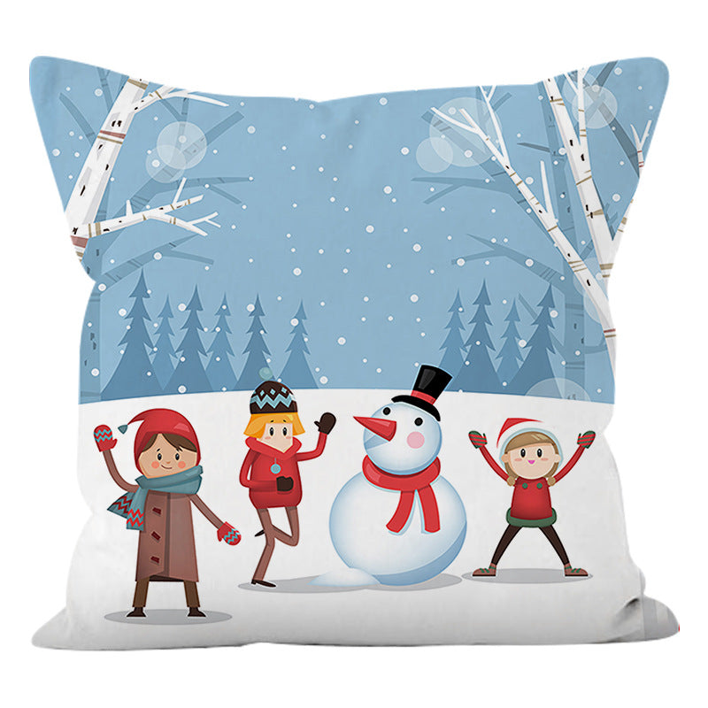 Christmas Pillow Covers for Cozy Holiday Sofa Decor