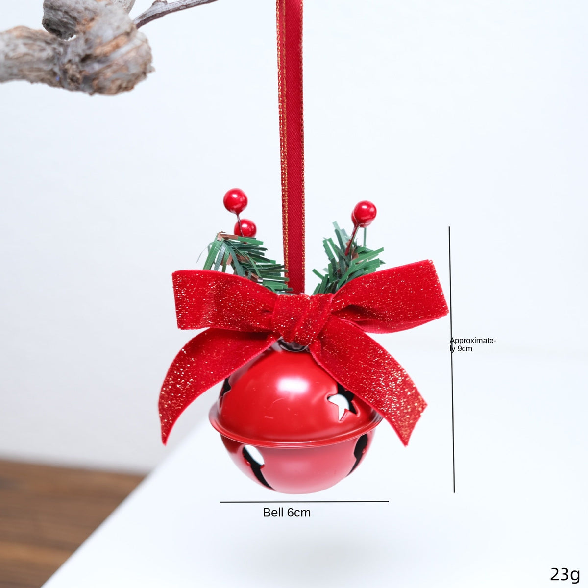 Christmas Bell Ornaments for Festive Tree and Windows