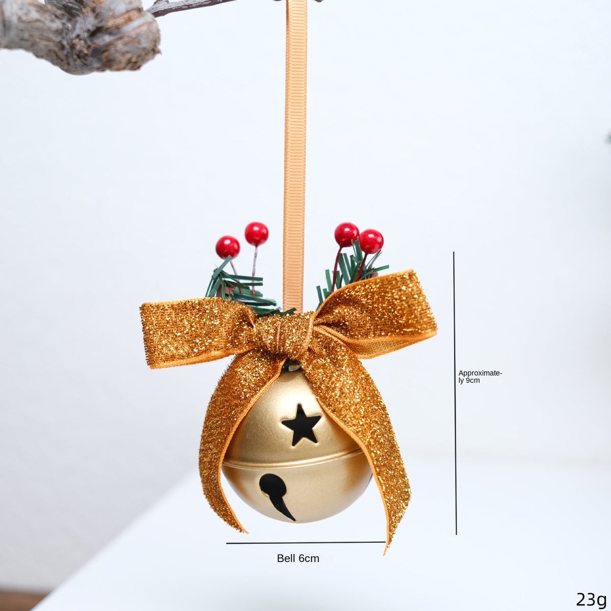 Christmas Bell Ornaments for Festive Tree and Windows