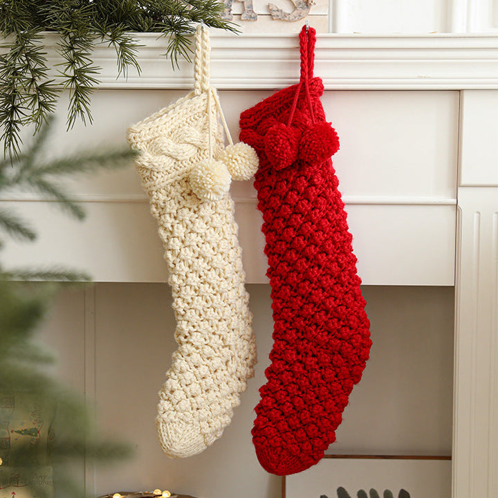 Christmas Stocking Decor for Cozy Fireplace Gift Displays