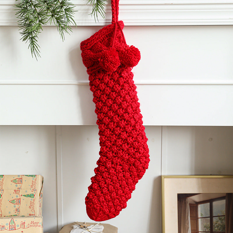 Christmas Stocking Decor for Cozy Fireplace Gift Displays