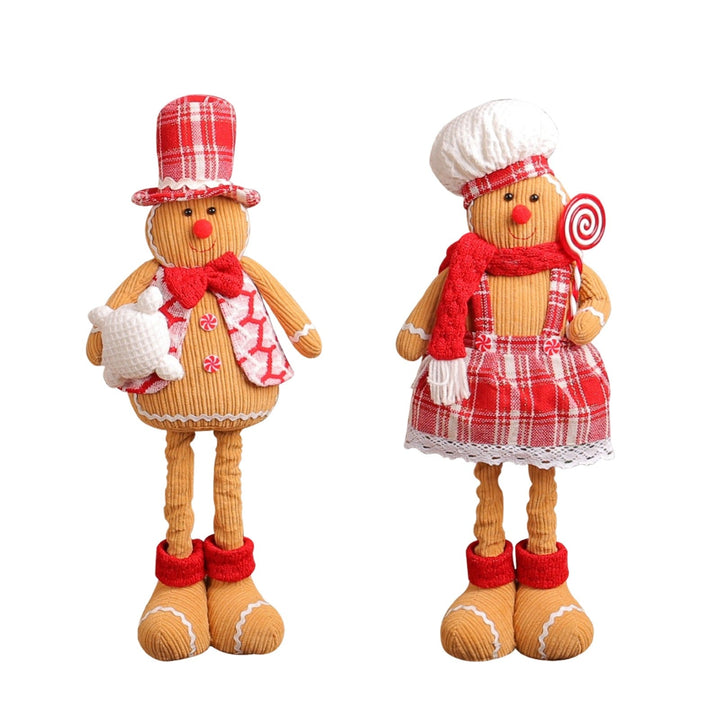 Christmas Gingerbread Doll Couple Window Decoration