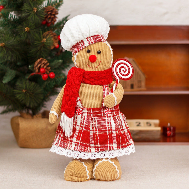 Christmas Gingerbread Doll Couple Window Decoration