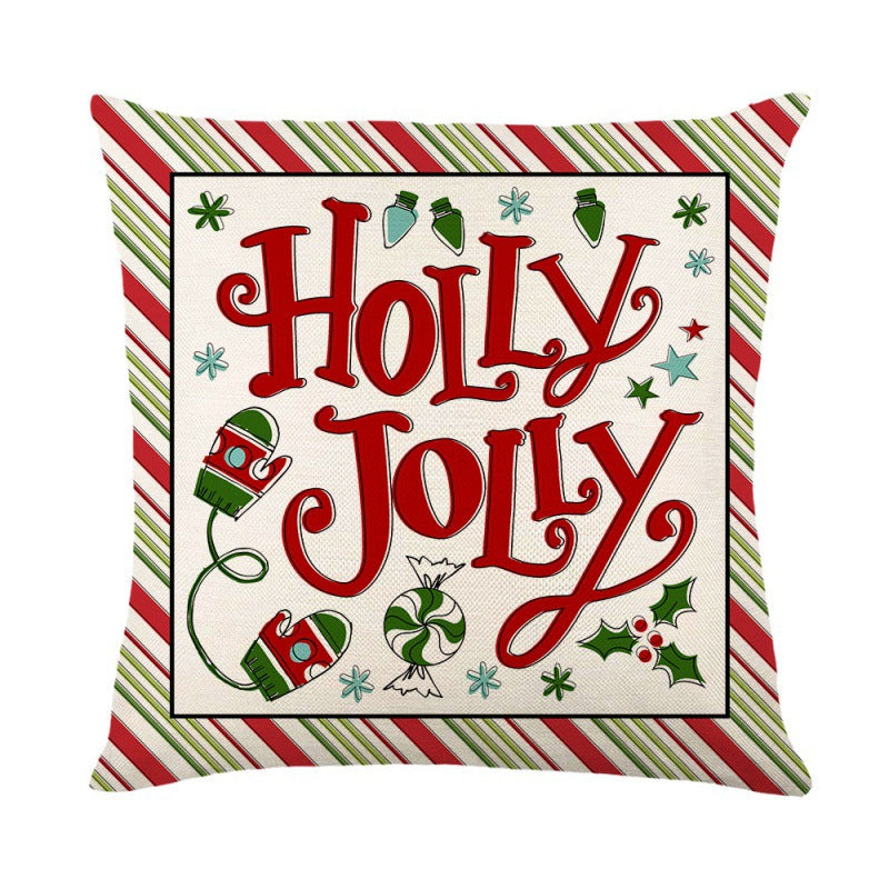 Christmas Pillow Cover | Festive Sofa Cushion Decor