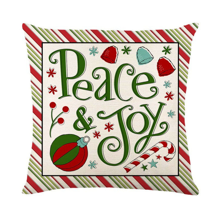 Christmas Pillow Cover – Festive Sofa Cushion Decor
